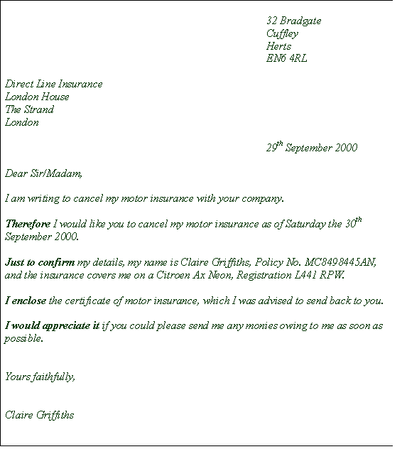 formal letter sample. layout of formal letter