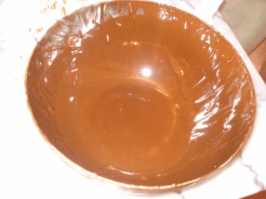 Derretir el chocolate a baño maría