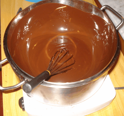 Chocolate derretido