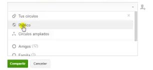 Perfil de Google+ 