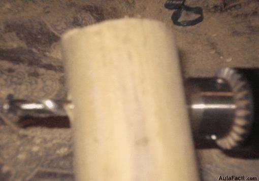 Perforamos el bambú