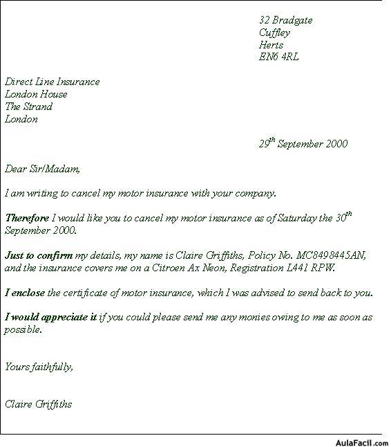 letter formal