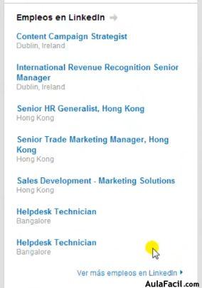 empleos en LinkedIn.