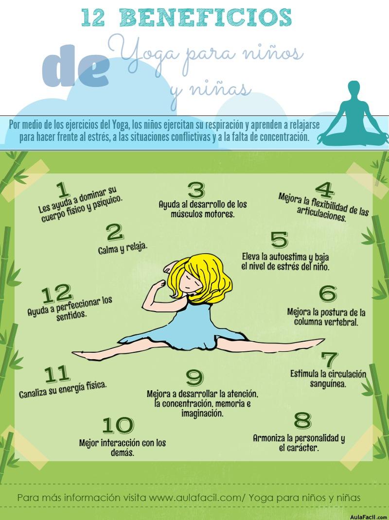 beneficios del yoga niños y niñas