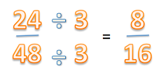 Fracciones equivalentes de mayor a menor