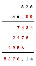 multiplicaciones