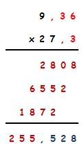 multiplicaciones