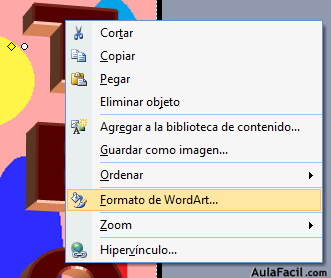 Formato de WordArt2