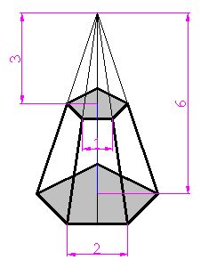 volumen del tronco de la pirámide