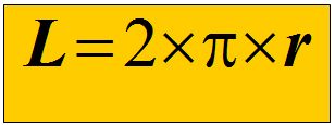 Resultat d'imatges de calcular la longitud dela circunferencia