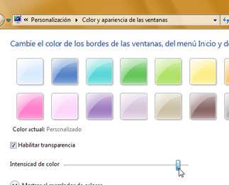 Decidido el color, pulsaremos en él. Entre otras opciones, podemos