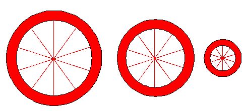 ¿Serán iguales los cocientes de dividir sus longitudes respectivas