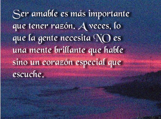 se amable