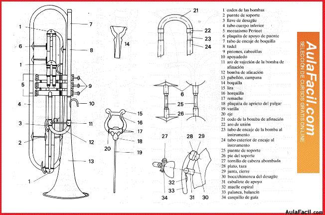 partes de una trompeta