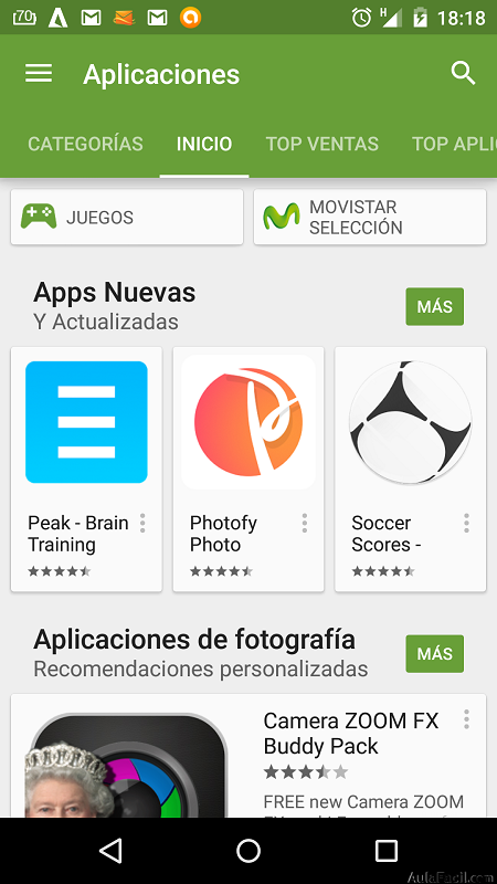 Play Store de Android