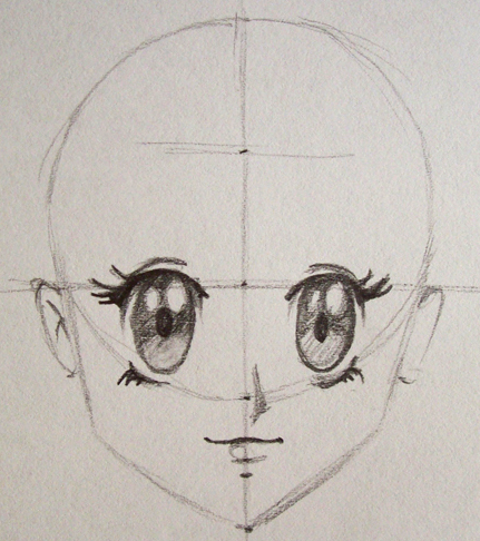 Ojos finalización dibujo manga