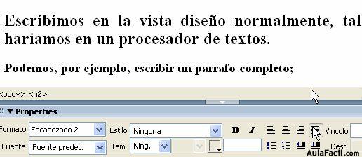 Varios tipos de alineación