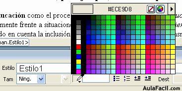 Color del Texto