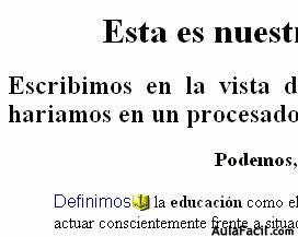 ese ancla tan bonita sólo se ve en la vista de diseño, el usuario verá la página normalmente, tal como la diseñamos