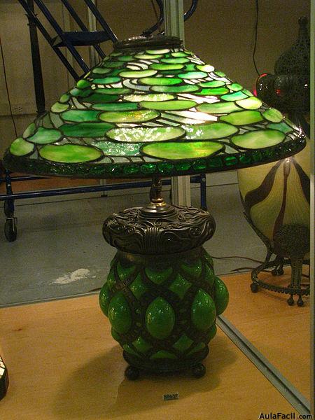 lampara verde tiffanys