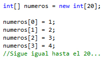 Array de 20