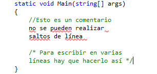 Comentario multilínea