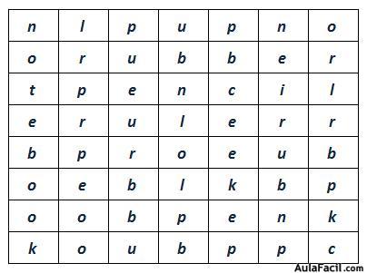 Find the following course objects