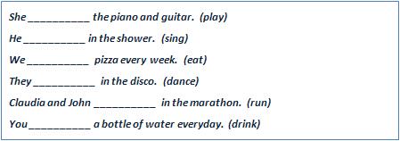 Complete the sentences with the correct form of the verb in brackets.