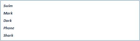 Listen and tick v which words contain the /a:/ sound.