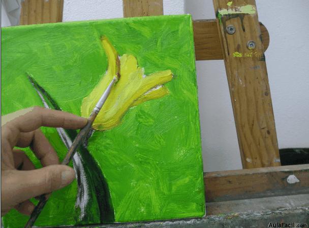 pintar flores