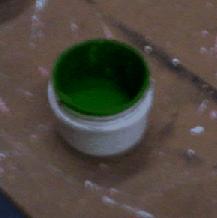 pintura acrílica verde