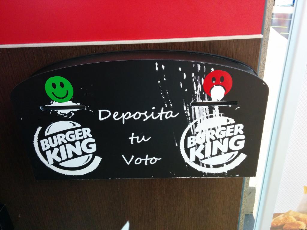 Encuesta en Burger King. Marketing