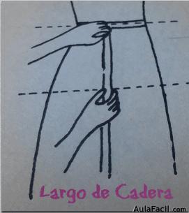 largo de cadera