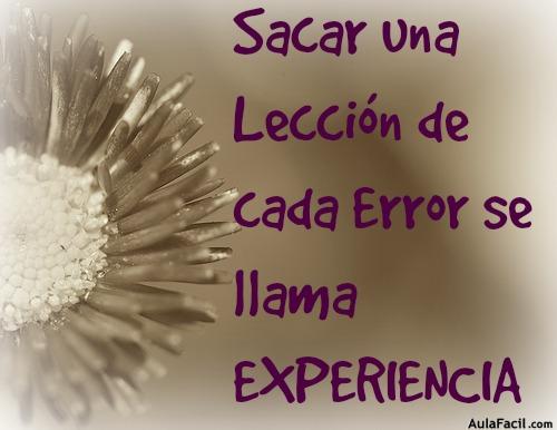 la experiencia