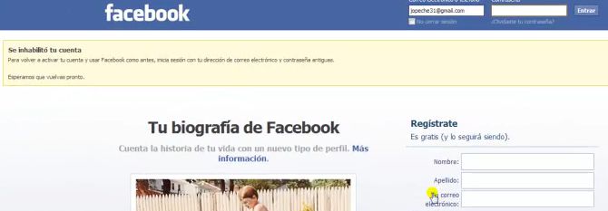 Cómo desactivar la cuenta de Facebook - Confirmar 