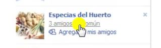 sugerencias de amistad de facebook