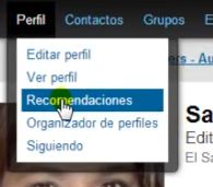 Gestionar recomendaciones