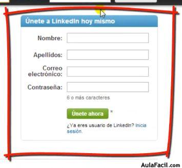 Cómo registrarse en LinkedIn