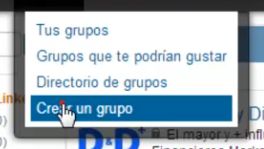 Crear grupos en LinkedIn