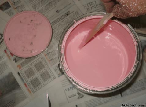 pintura rosada