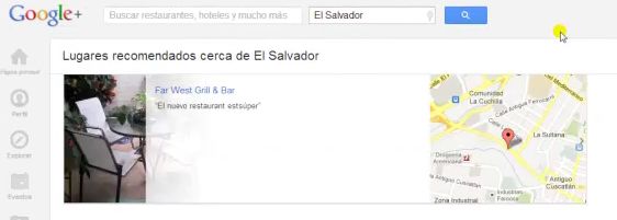 Lugares Google+