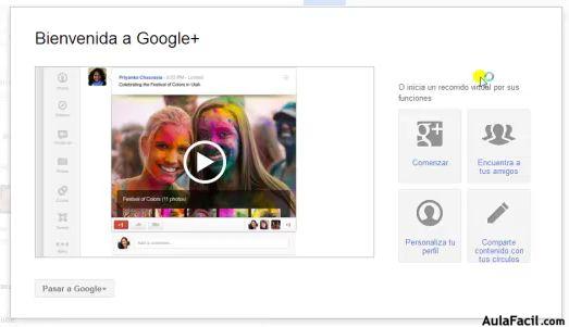 Pasar a Google+