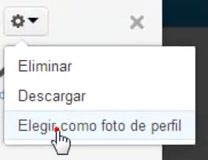 Elegir como foto de perfil