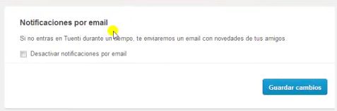 Notificaciones por Email