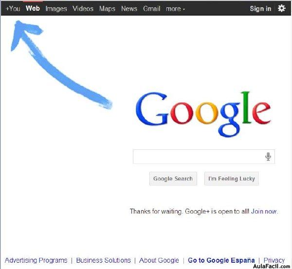 Comenzar con Google Plus