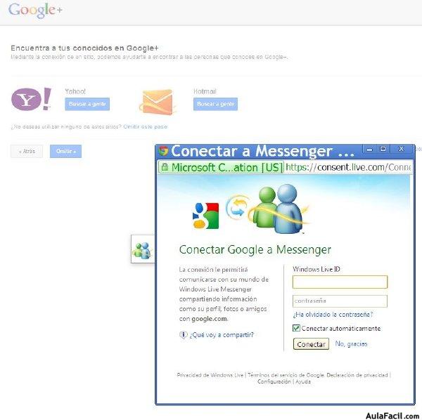 conexion hotmail
