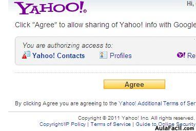 agree en yahoo+