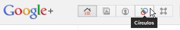 icono circulos google plus