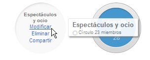 modificar circulos