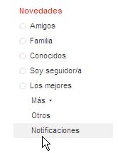 columna notificaciones